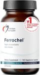 Designs for Health Ferrochel Chelated Iron - Highly-Absorbable Iron Supplement for Women & Men as Ferrous Bisglycinate Chelate - Iron Pills Safe for Pregnant Women & Teens (120 Vegan Iron Capsules)