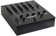 Numark M6 USB - 4-Channel DJ Mixer with Built-In Audio Interface, 3-Band EQ, Microphone Input and Replaceable Crossfader with Slope Control