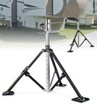 Lupar Heavy Duty 5th Wheel Tripod Stabilizer, Patented Design King Pin RV Tripod Stabilizer Adjustable from 34" to 59" for Easy Storage