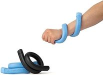 New LaceUp Wearable Wrist Weights | 2 Pack Light Blue - 1 Pound Each | Adjustable Wrist Weights Set for Walking, Yoga, Dance, Barre, Pilates, Cardio, or Aerobics