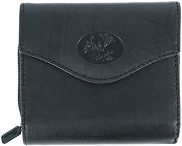 Buxton Heiress Zip Around Wallet BLACK