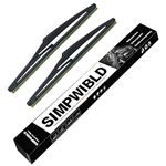 SIMPWIBLD Wiper Blade Replacement for 2016-2019 Jeep Compass / 2013-2017 Toyota RAV4 Rear Windshield Wiper Blades Original Equipment Replacement 10"（Set of 2）