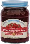 Nature's Hollow Strawberry Jam: Sugar Free Jam and Preserves, Low Cal, Non GMO, Keto Jam, Vegan, Gluten Free, and Diabetic Friendly - Sugar Free Jelly - 10oz