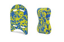 Panfikh Swimming kickboard for Biggners with Pull Buoy for Swimming Traning Aid Swim Floating Board for Kids and Adults Float for Swimming and Pool Exercise (Kickboard + Pull Buoy) (Yellow+Blue)