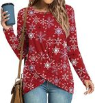 HOTGIFT Womens Winter Tops Christma