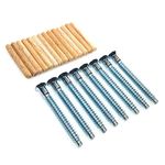 ReplacementScrews Hardware Kit for IKEA KALLAX 2 x 2 Shelf Unit 602.758.12 - All Screws (104321) and Dowels (101339)