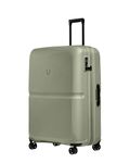 ANTLER - Single Stripe Hard Shell Large Suitcase - Durable, Lightweight & Expandable, 4 Spinner Wheels - Adjustable Handle, TSA Lock, 81.3cm - Clover Green