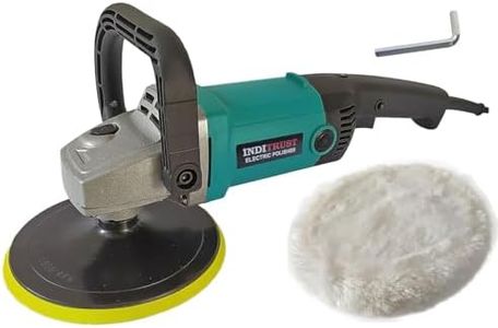 Inditrust Electric Car Polisher Machine, 1500W, 7-inch, Variable Speed Control, 6-Months Warranty Copper Winding, with Buffing Pad