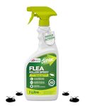 Dethlac Flea Spray for the Home 1 Litre | Kills Fleas at All Stages of Life & Prevents Reinfestation | Flea Killer for Home | Made in the UK