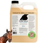 Pure Sole Horse Hoof Cleaner | Thrush Treatment for Horses - All Natural Hoof Cleanse, Use for White Line, Abscess Treatment, Cracks, and Hoof Wall Separation - 32 oz Refill