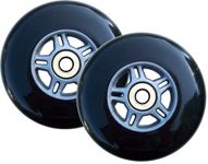 2 BLACK REPLACEMENT Wheels ABEC7 Bearings SCOOTER 100mm