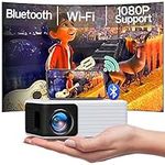 Mini Projector with WiFi Bluetooth,