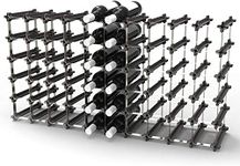 NOOK Wine Rack Large Kit 50 - Bottle Rack with Modular System - Practical Wine Rack Bottle Holder