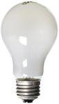 Westinghouse 0410000, 25 Watt, 130 Volt Frost Incand A19 Light Bulb, 5000 Hour 205 Lumen, 4-Pack