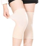 (One Pair) Unisex Bamboo Fabric Knee Sleeves for Knee support, circulation improvement & Pain Relief,Sport Compression for Running, Pain Management, Arthritis Pain Women & Men