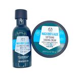 The Body Shop Maca Root & Aloe Softening Shaving Cream 200ml & Calming Post Shave Water Gel 160ml for Men