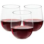 FOCUSLINE 32 Pack Plastic Wine Glas
