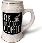 3dRose Stein Mug, 10.5" by 4.5", Ok