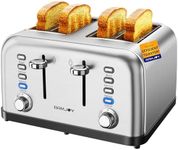 RAMJOY Toaster 4 Slice, Dual Indepe