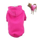 Petmingham Pet Clothes for Dog Cat Puppy Hoodies Coat Fleece Sweatshirt Warm Sweater Dog Outfits