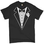 Tuxedo Funny T-Shirt Tux Bachelor Party Wedding Groom Tee Shirt Black XL