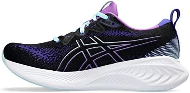 ASICS Women's Gel-Cumulus 25 Shoes, Black/Aquamarine, 10.5 US