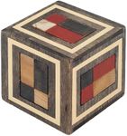 Wooden Puzzle Magic Box - Challenging Brain Teaser for Adults & Kids, Handmade Wooden Puzzle with Secret Compartment