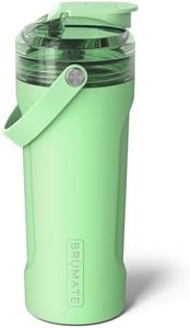 BrüMate MultiShaker Blender Shaker Bottle | 100% Leakproof Insulated Stainless Steel | Pre Workout and Protein Shaker Bottle for the Gym | 26oz (Kiwi)