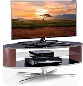 MDA Designs Orbit 1100BWA - Soporte para televisores de pantalla plana de hasta 55", color negro brillante