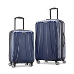Samsonite Unisex-Adult Centric 2 Hardside Expandable Luggage with Spinners, True Navy, Checked-Large 28-Inch, Centric 2 Hardside Expandable Luggage with Spinners