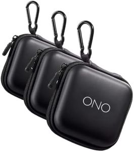 Title - ONO Signets Zipper Case – Sleek Carrying Case, Holds up to 4 ONO Signets | Includes Mini Carabiner for Bag, Belt‑Loop or Keychain Clip-On Portability (Pack of 3)