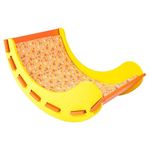 ECLT Craft Wooden Baby Cot | Babies Swing | Jhula for Baby | Baby Swing Hanging Indoor Outdoor for Kids Age Range 0 to 5 Years (Yellow)