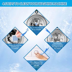 NATRUTH Washing Machine Cleaner Tablets – Deep Clean, 12-Pack