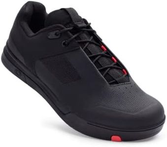 Crankbrothers Mallet Lace Clipless SPD Shoes, Black/Red, US 10/EU 43.5
