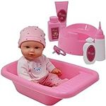 Baby Doll Bath Set with Bathtub & P