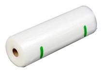 Freshworld Vacuum Sealer Rolls - Food Storage Saver Bag, travel friendly | Airtight | space saver | storage bags | packing | Embossed on one side (15cm x 500cm) (6" X 5m)