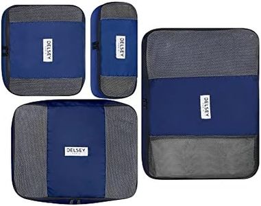 DELSEY PARIS - Accessory 2.0 - Porte-Habits / Housse A Habits Souple - 30x40x10 cm - 12 Litres - XS - Bleu Marine