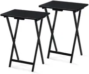 PJ Wood 2-Pack TV Tray Folding Dinn