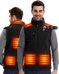 ARRIS 7.4V Heated Vest for Winter Size Adjustable Mens Heating Vest