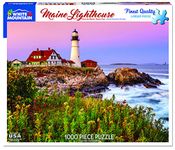 White Mountain Puzzles Maine Lighthouse Jigsaw Puzzle (1000 Piece)