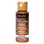 DecoArt Dazzling Metallics 2-Ounce Venetian Gold Acrylic Paint