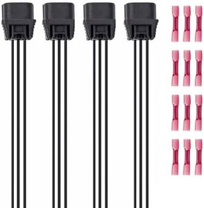 ENA Set of 4 Connector Compatible with Acura Honda Mitsubishi 2006-2022 ILX MDX Accord CR-V HR-V Odyssey Pilot l4 V6 2.4L 3.5L 3.0L 1.5L 2.0L 1.8L Replacement for S2865 EC2765