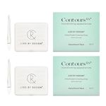 Contours Rx Lids by Design - Medical Grade Instant Eyelid Correcting Strips for Heavy, Hooded, & Droopy Lids - Invisible, and Hypoallergenic Eyelid Tape - (4mm - 7mm) Assortment Pack, 160ct