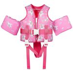 DOOHALO Toddler Swim Vest Kids Swim Training Flotat Vest for Boys Girls Suitable for Age 1 to 8 Years 20Ibs - 46Ibs