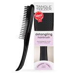 Tangle Teezer Ultimate Detangler Brush for Wet & Dry Hair, Eliminates Knots & Reduces Breakage for Straight to Wavy Hair Types, Liquorice Black