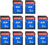 INDMEM 2GB SD Card, 10 Packs Class 