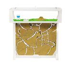 AntHouse - Natural sand ant farm - T 3D Set BIG 25x20x1-5 cm White