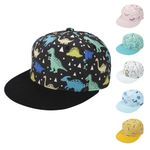 QIYIENDIAN Kids Baseball Cap Adjustable Caps Hat Sun Protection Toddler Sun Hats for Baby Girls Boys(Dinosaur,2-4Y)