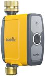 RAINPOINT WiFi Water Timer, Smart Sprinkler System Valve With APP & Voice Control, Weather-Based Automatic Rain Delay, Brass Inlet & Outlet (No WiFi Hub)