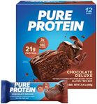 Pure Protein Chocolate Deluxe Bar, 12 Count, 1.76 oz